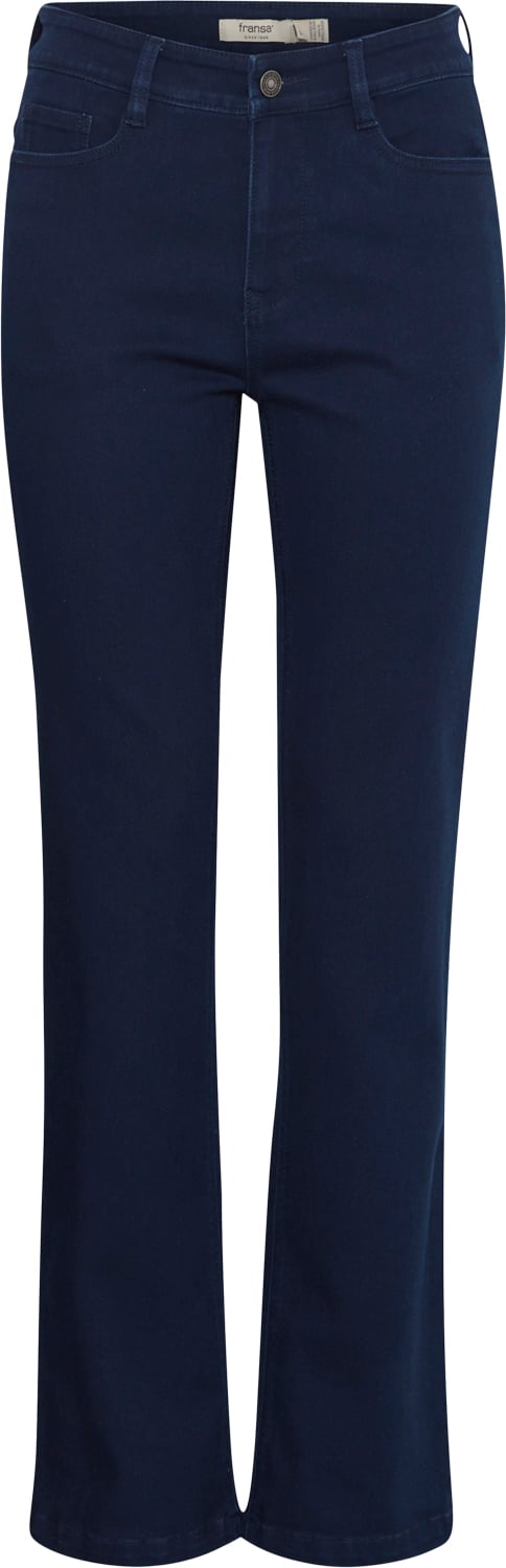 Fransa Frluxe Elli Slim Fit Straight Jeans i Blå