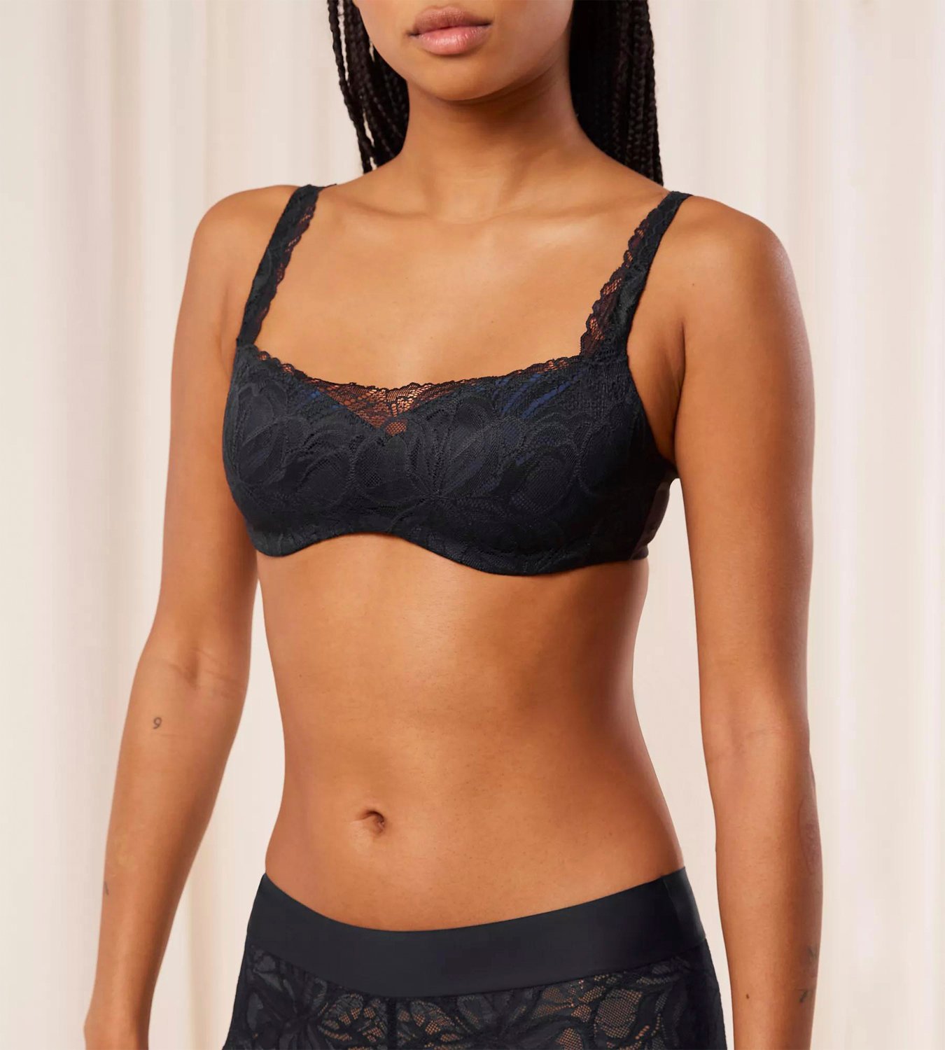 Triumph Body Makeup Illusion Lace Balconette Bh - Sort