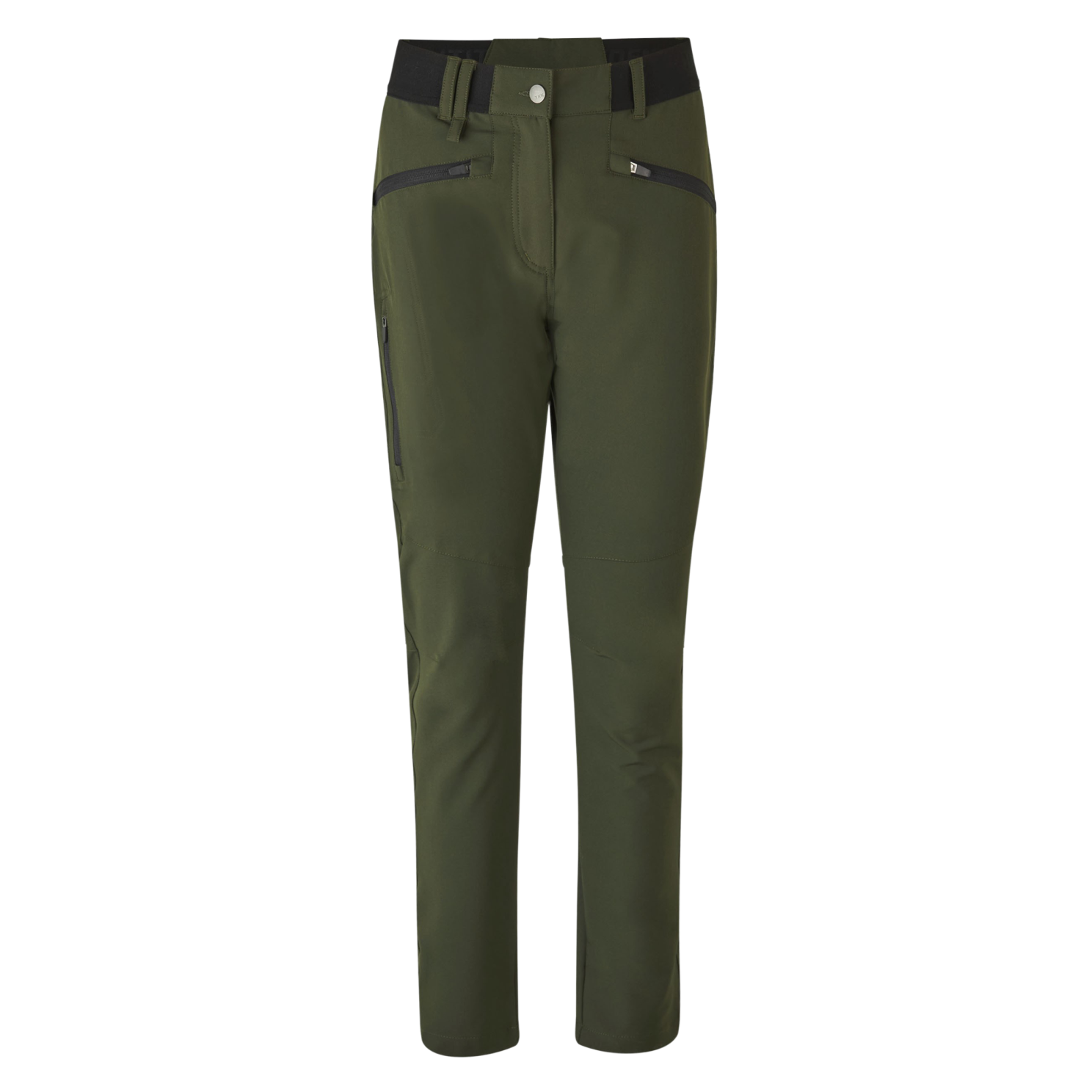 Core Outdoorbukser til Dame - Oliven, Sporty Design