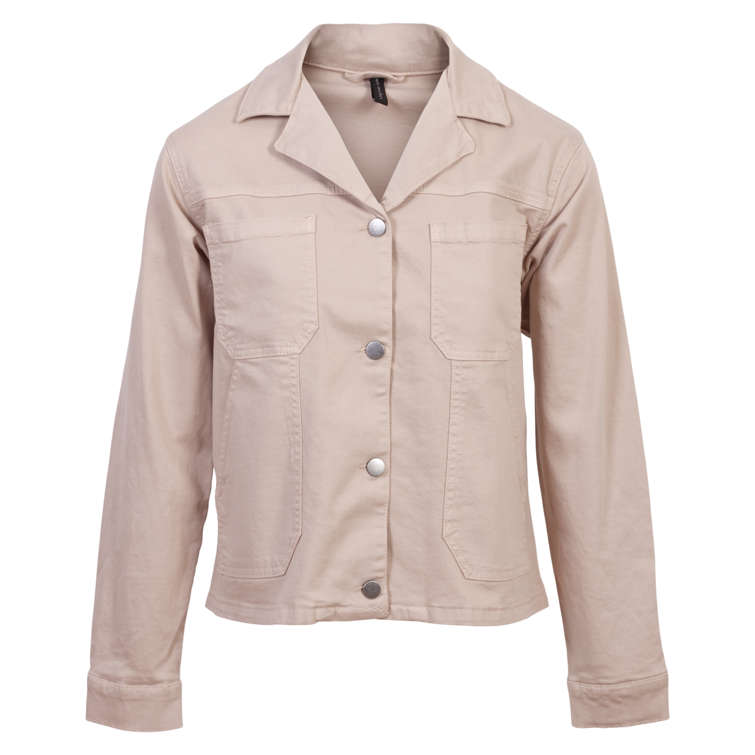 Beige Denimjakke til Dame fra Pure Instinct - Udsalg!