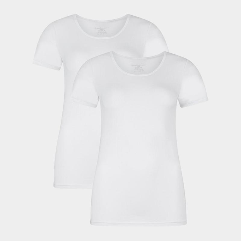 Bambus T-shirts til Damer - 2 Pak i Armygrøn Komfort!