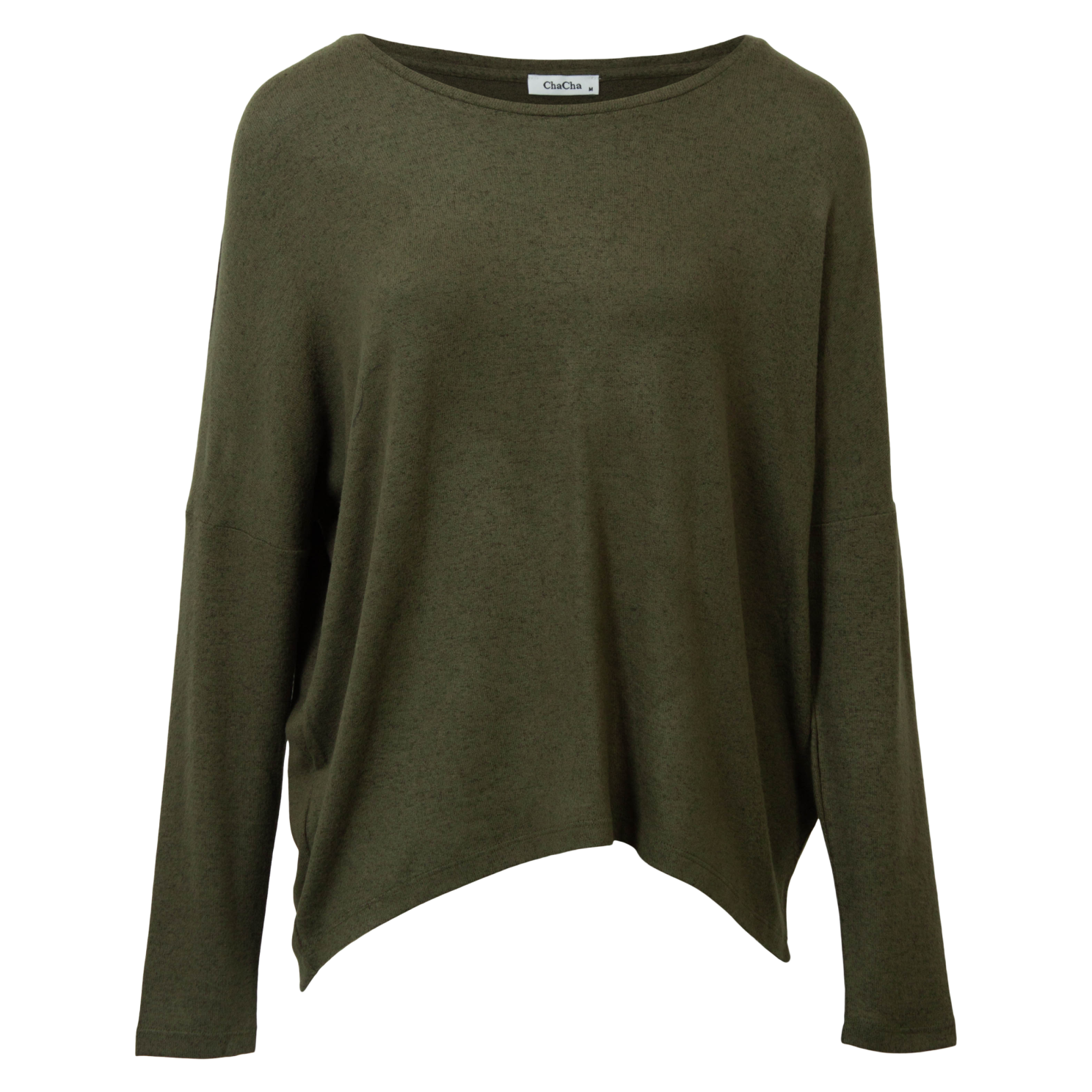 Biara Dame Bluse  Army Melange fra Chacha hos dansk.dk 5714470189756