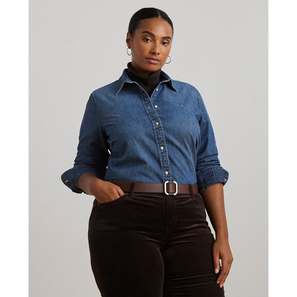 Denimshirt fra Lauren Ralph Lauren hos Magasin 3616851786511