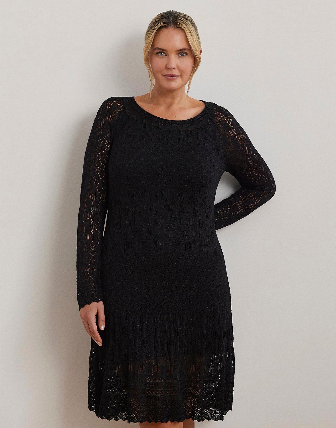 Matte Rayon Lures Dress fra Lauren Ralph Lauren hos Magasin 3616851824992