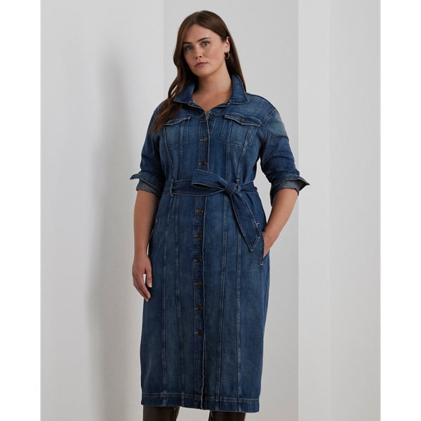 Rigid Denimdress fra Lauren Ralph Lauren hos Magasin 3616852045808