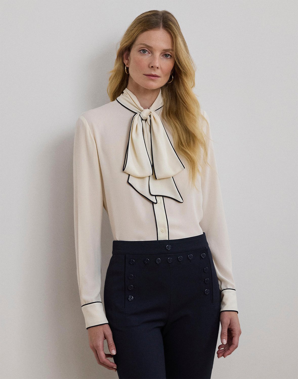 Drapey Poly Ggt Top fra Lauren Ralph Lauren hos Magasin 3616852071623