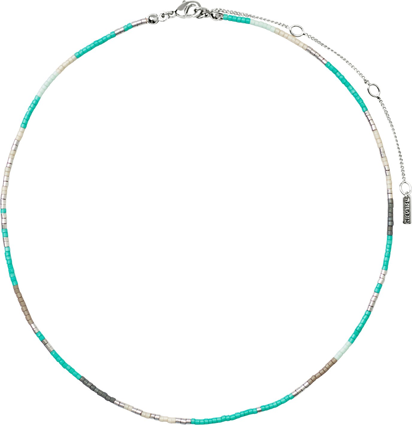 Alison Necklace Mint, Silverplated fra Pilgrim hos Magasin 5700560116542