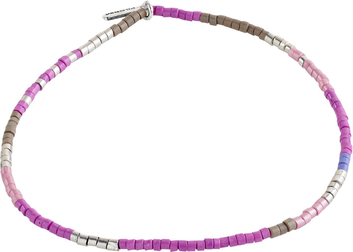 Alison Bracelet Purple, Silverplated fra Pilgrim hos Magasin 5700560116603