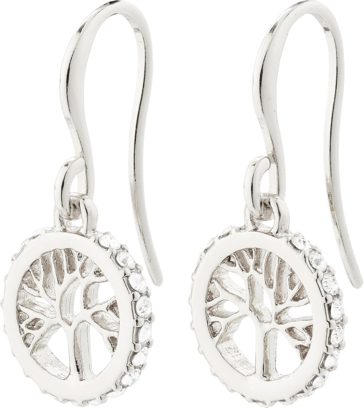 Alia Recycled Earrings Silverplated fra Pilgrim hos Magasin 5700560118058