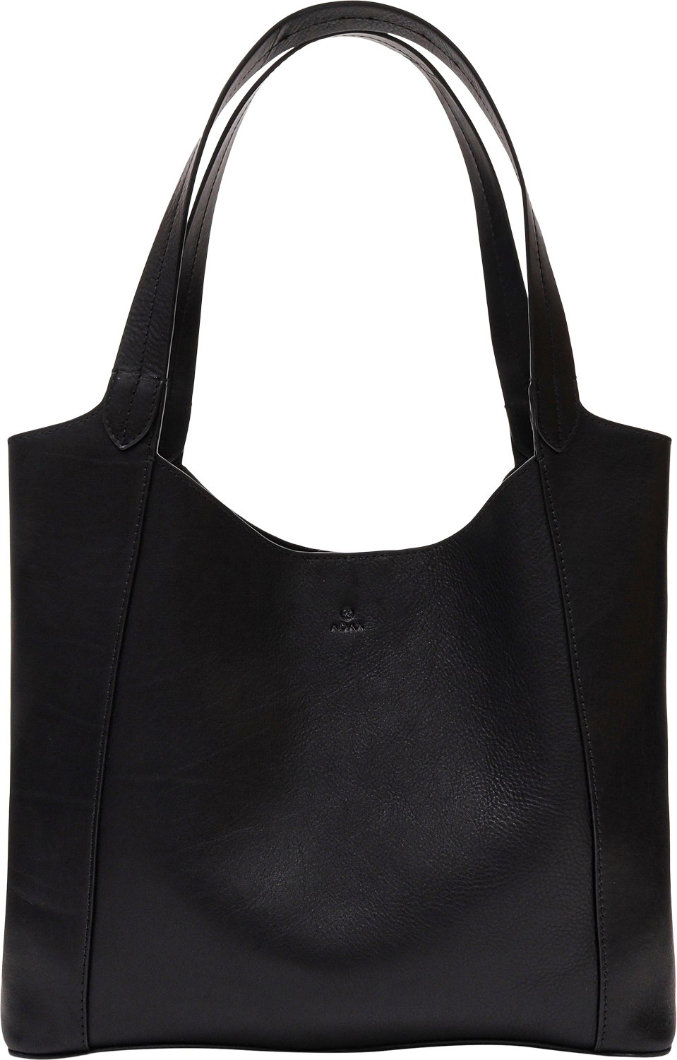 Portofino Shopper Elsa i sort skind fra Adax