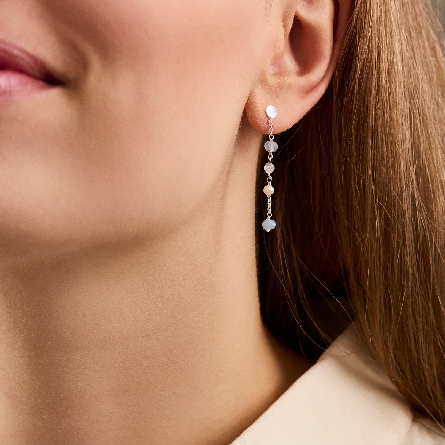 Afterglow Sea Earchains fra Pernille Corydon Jewellery hos Magasin 5711980045022