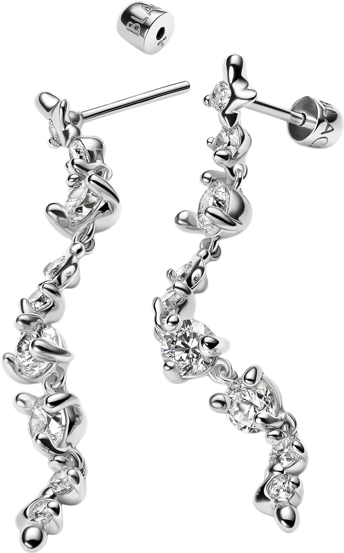 Arctic Earring Large Silver fra Maria Black hos Magasin 5712071854073