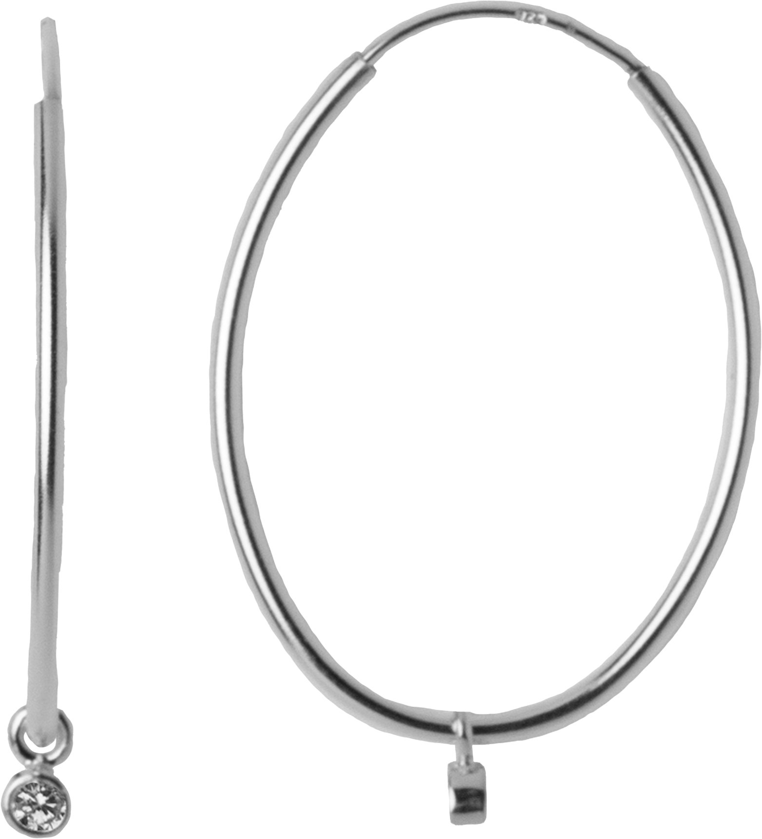 Classic Astrid øreringe. Diameter: . fra Hultquist hos Magasin 5713395148701
