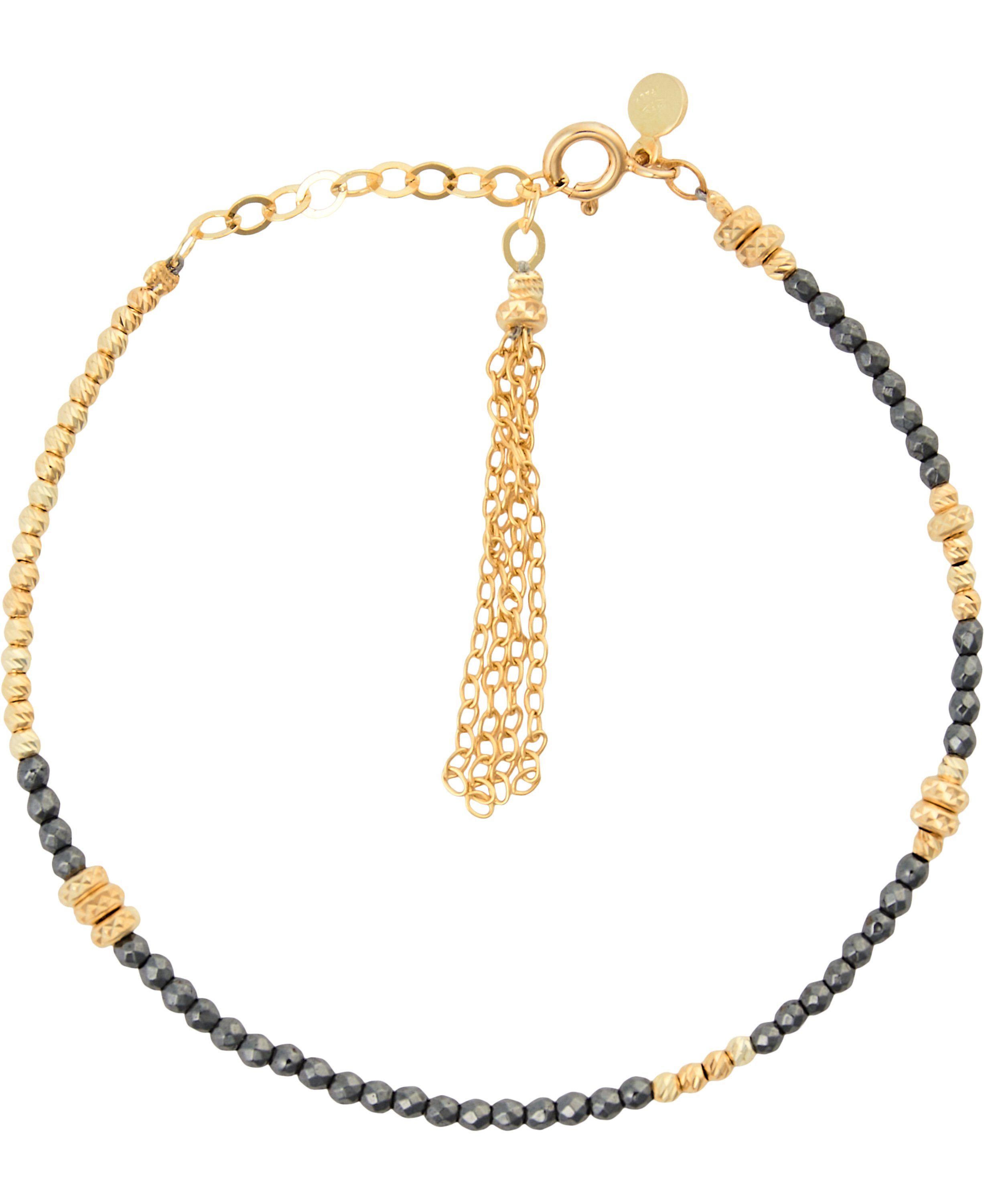 Abby Facet Hematite Gold fra Bechristensen hos Magasin 5713574031343