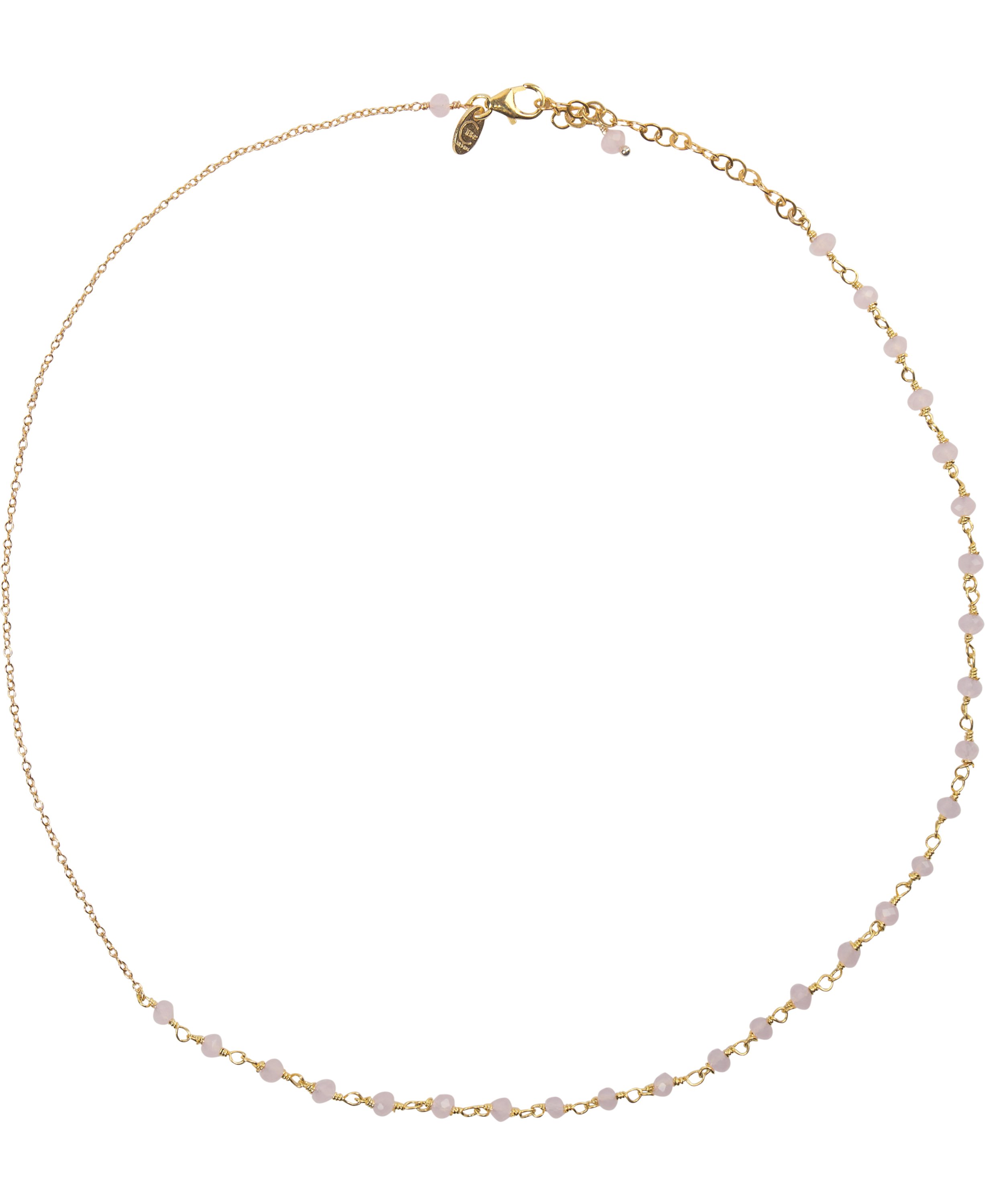 Anne Rose Quartz Necklace Gold fra Bechristensen hos Magasin 5713574034245