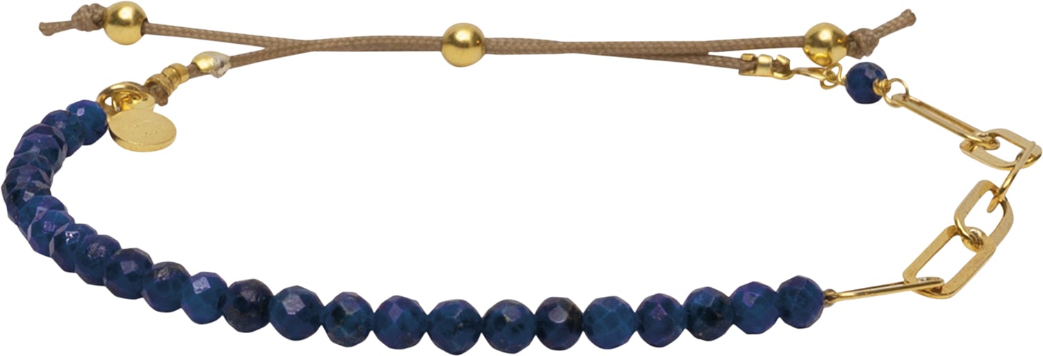 Amelia Bracelet Lapis Lazuli Gold fra Bechristensen hos Magasin 5713574036621