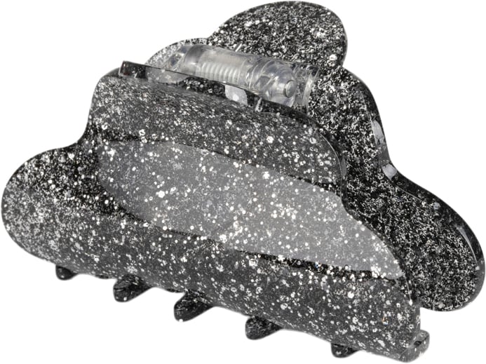 Lene Glitter Big Hårklemme - Black Diamond hos Magasin