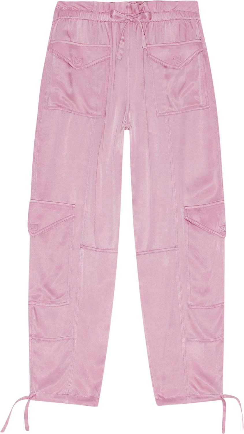 Washed Satin Pants fra Ganni hos Magasin 5714667664530