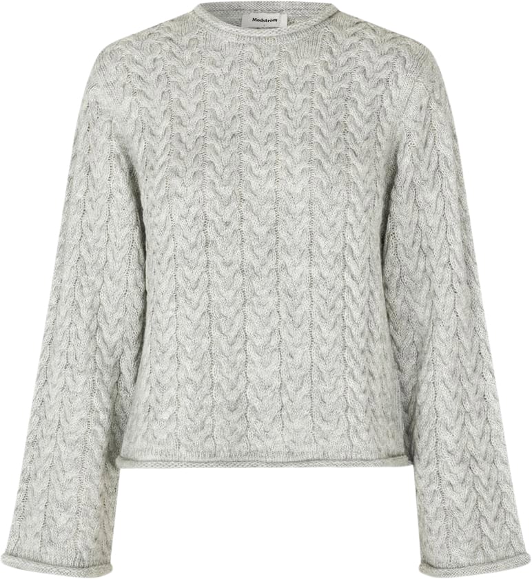 Kurtismd V-hals Sweater i Grå fra Modström hos Magasin