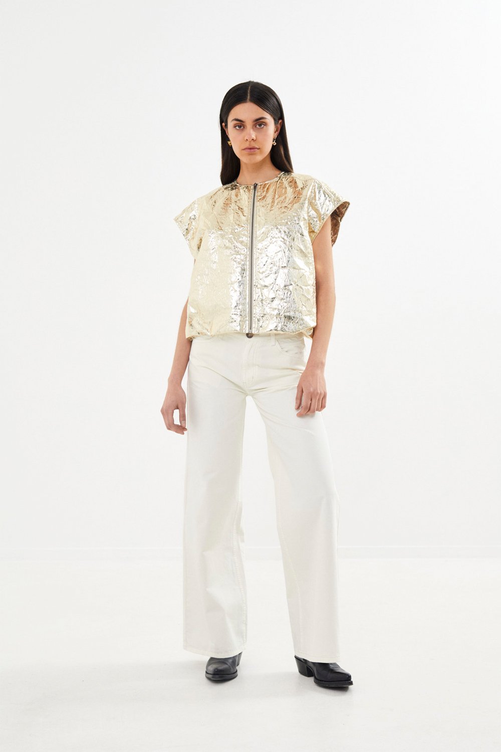 Cracked Metal Top Romy fra Rabens Saloner hos Magasin 5715245218398