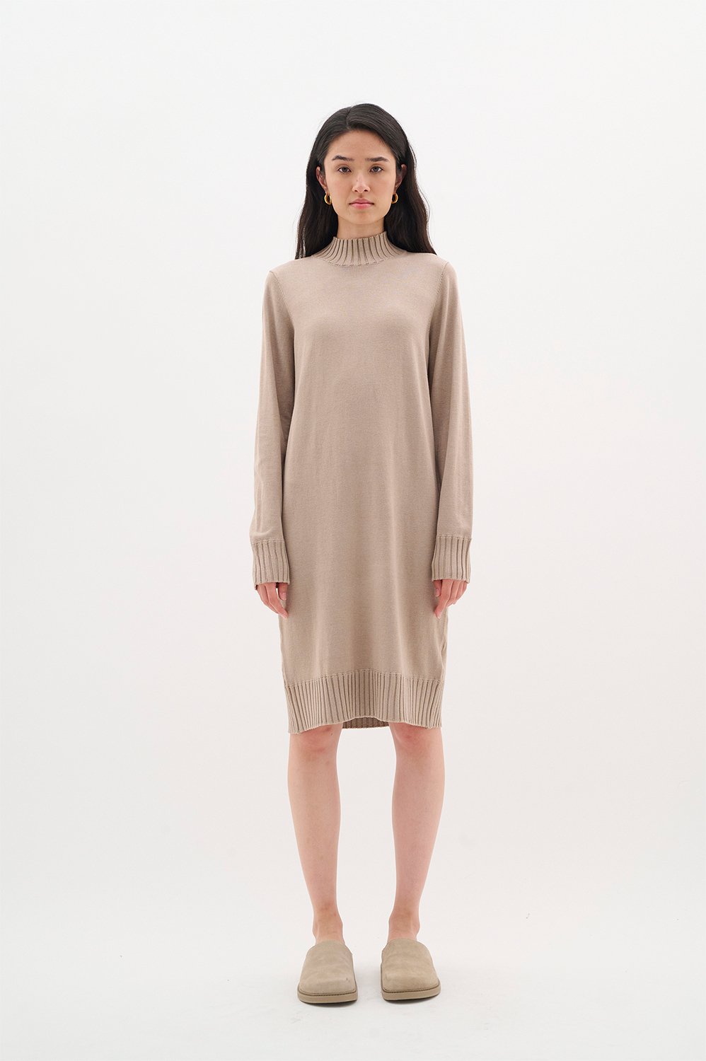 Zauloiw Midi Kjole i Beige fra Inwear hos Magasin