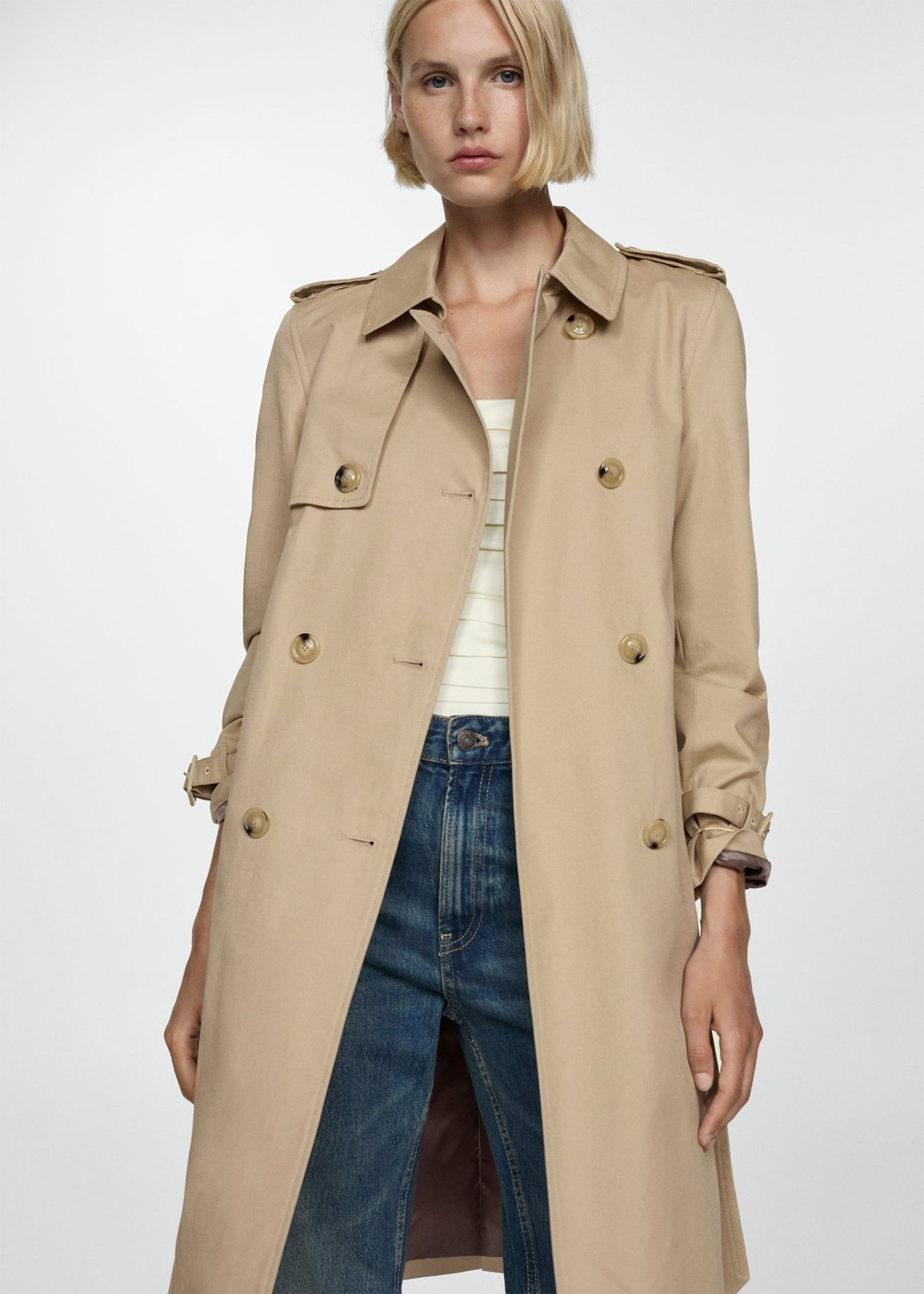 Classic Trench Coat With Belt fra Mango hos Magasin 8447144512457