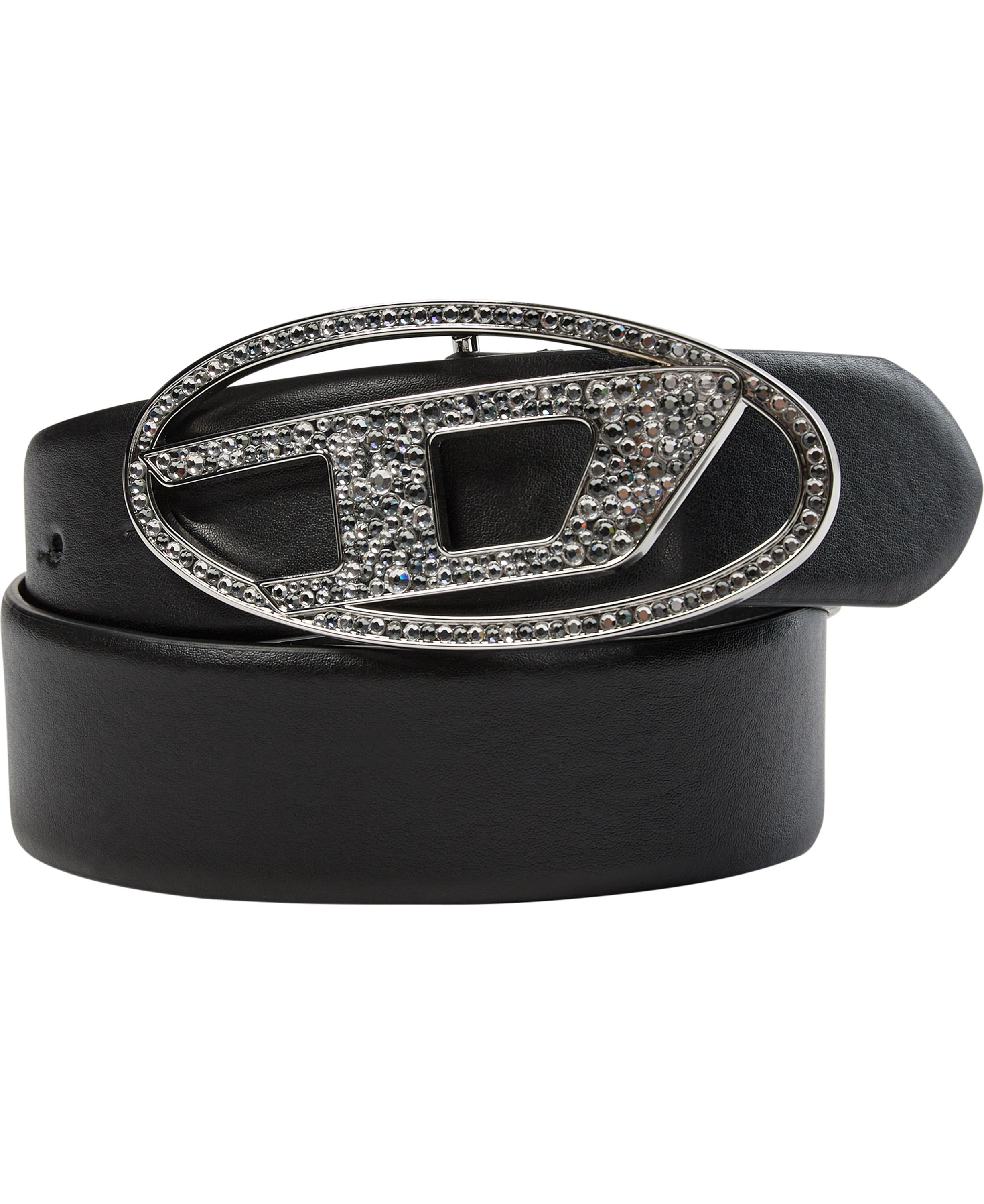 Oval Logo Bdr Strass Belt fra Diesel hos Magasin 8058992874156