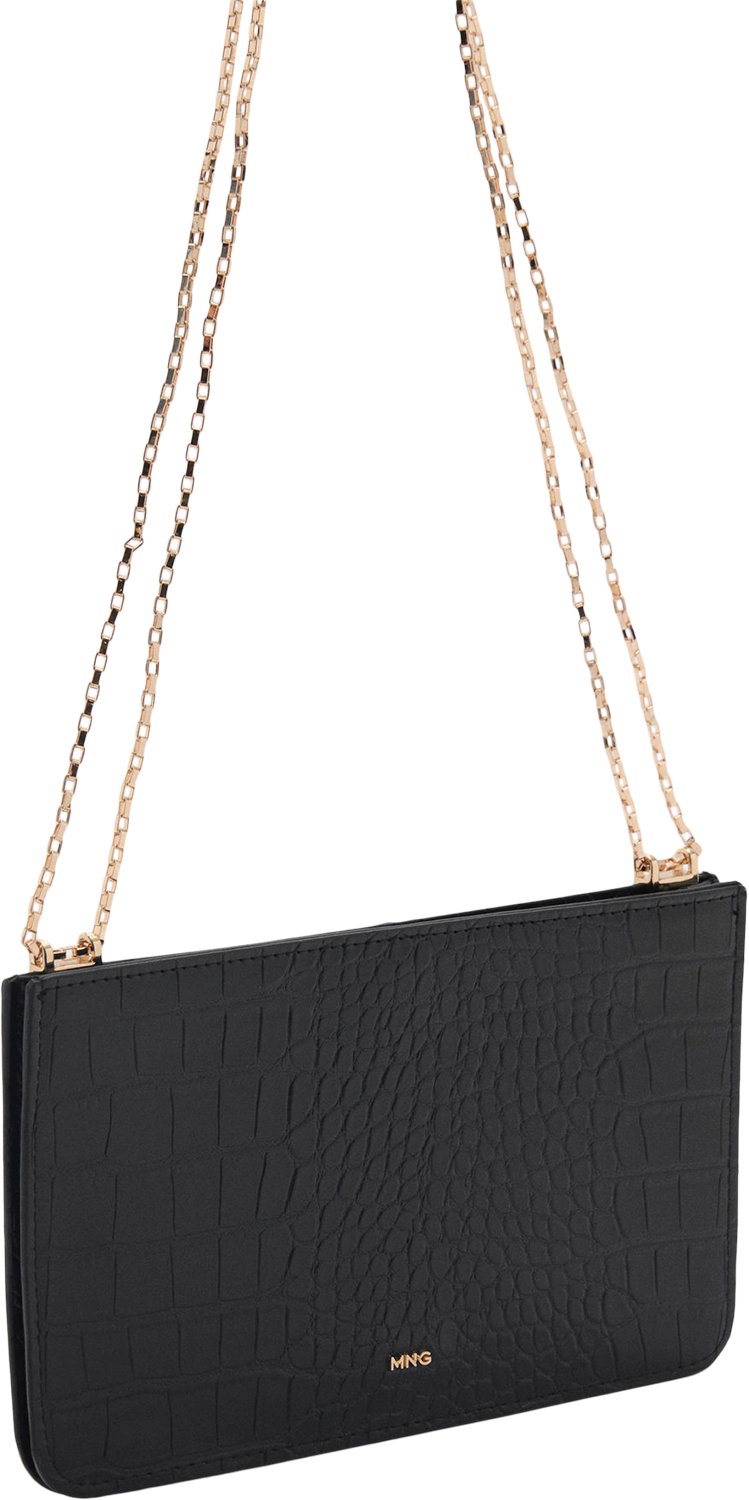 Croco Leather Effect Chain Card Hol fra Mango hos Magasin 8447274364018