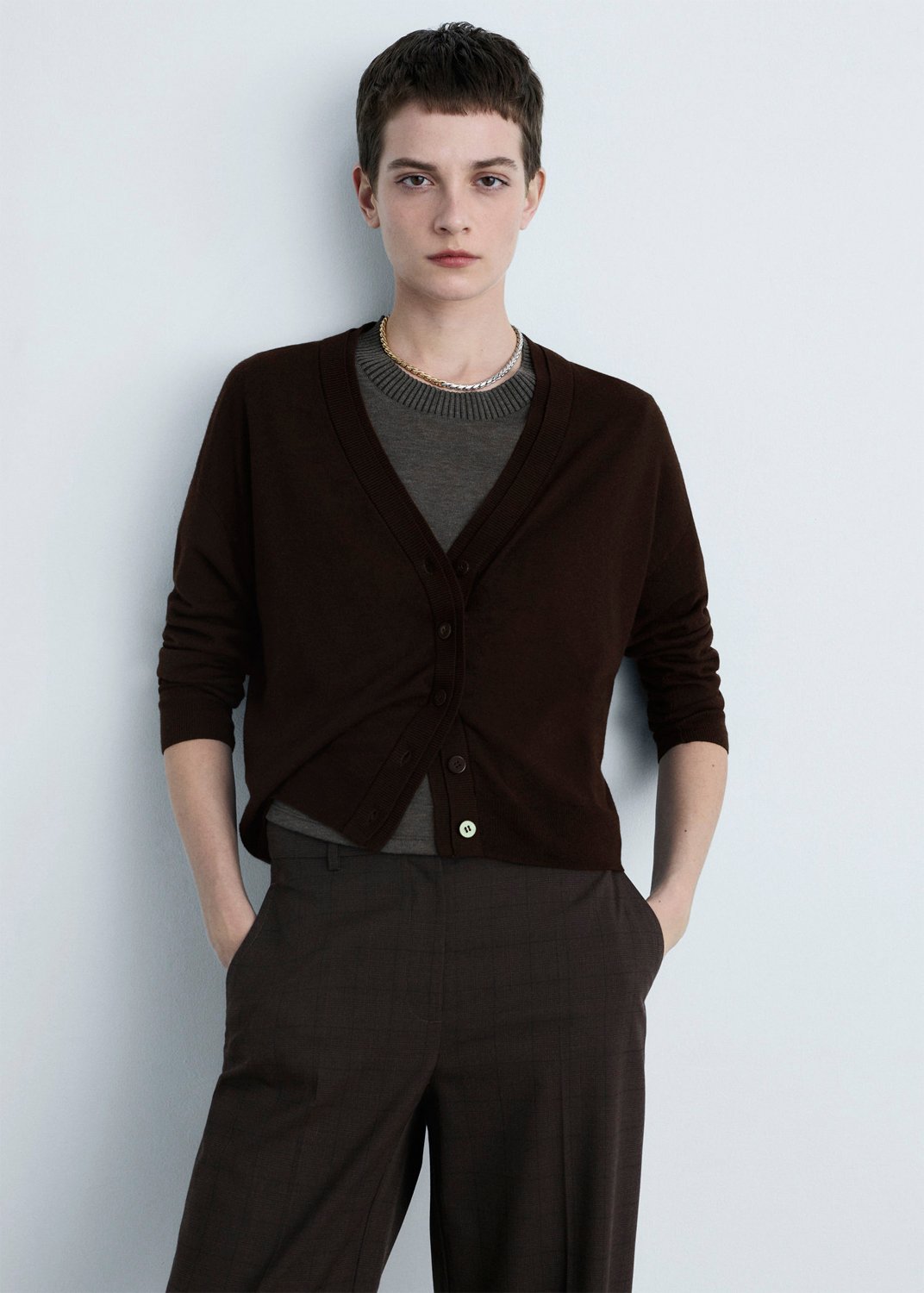 Cardigan.  Lucca fra Mango hos Magasin 8447274487724