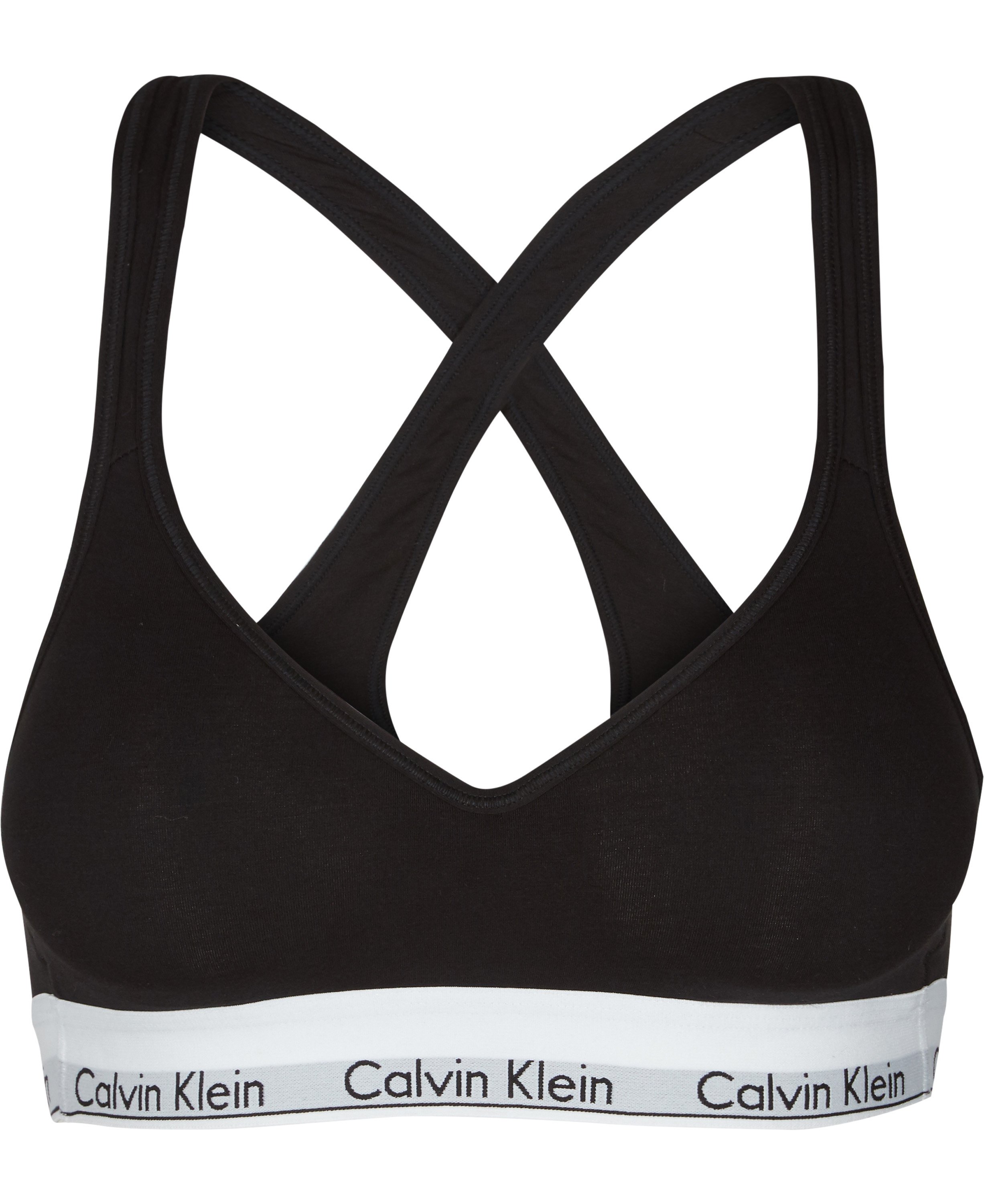 Calvin Klein Pushup Bralette - Sort uden bøjle