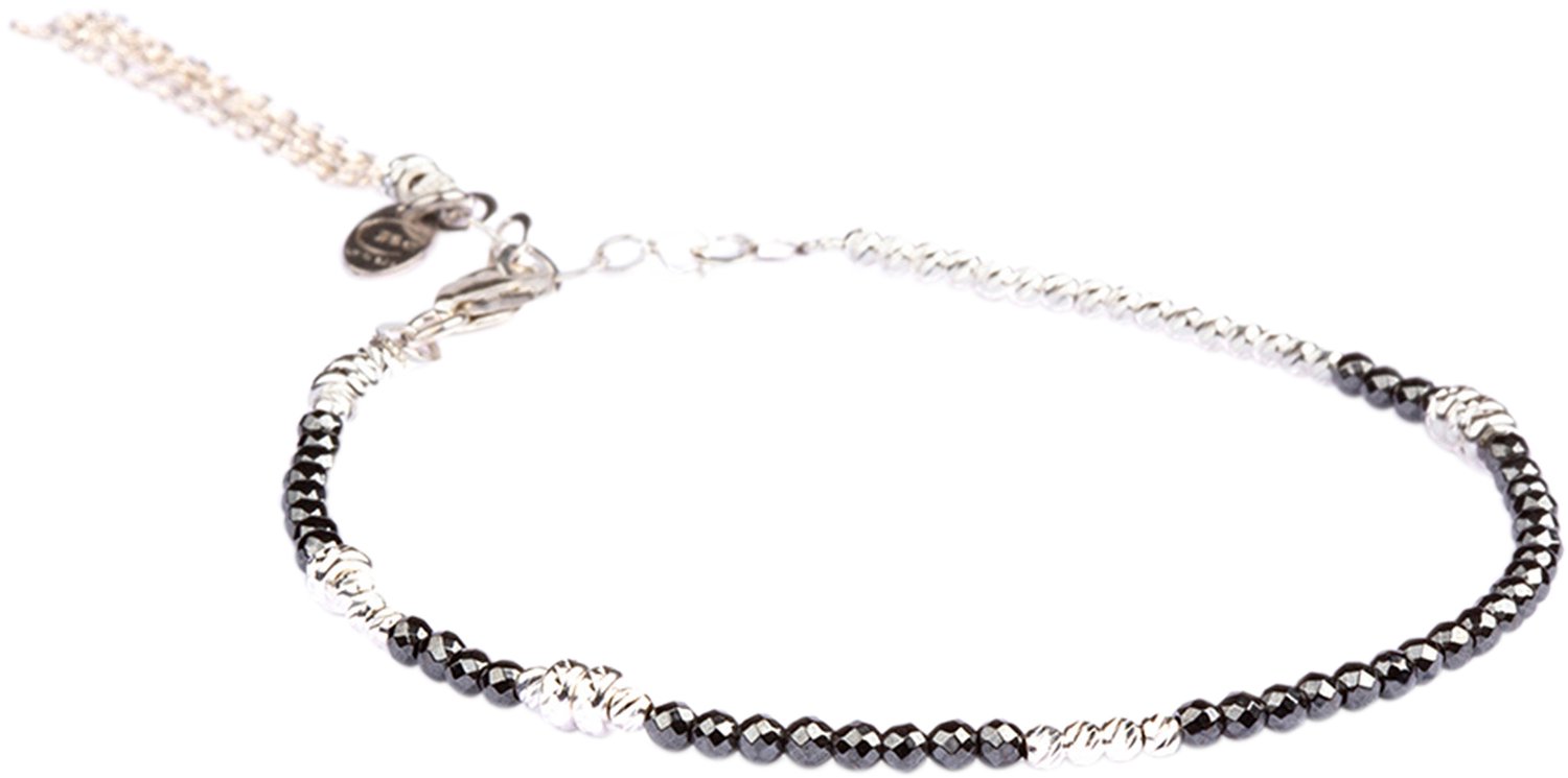 Abby Facet Hematite Silver fra Bechristensen hos Magasin 5713574031350