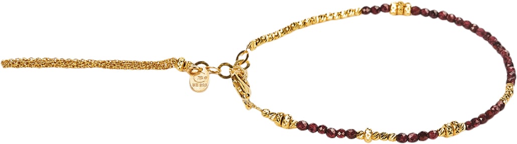 Abby Facet Red Garnet Gold fra Bechristensen hos Magasin 5713574027070