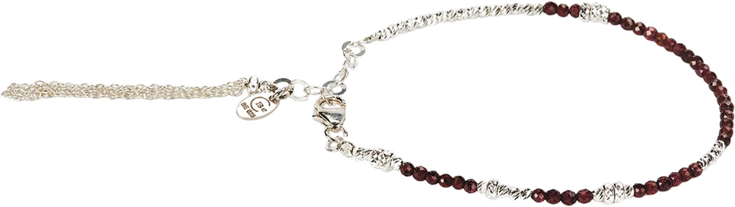 Abby Facet Red Garnet Silver fra Bechristensen hos Magasin 5713574027049