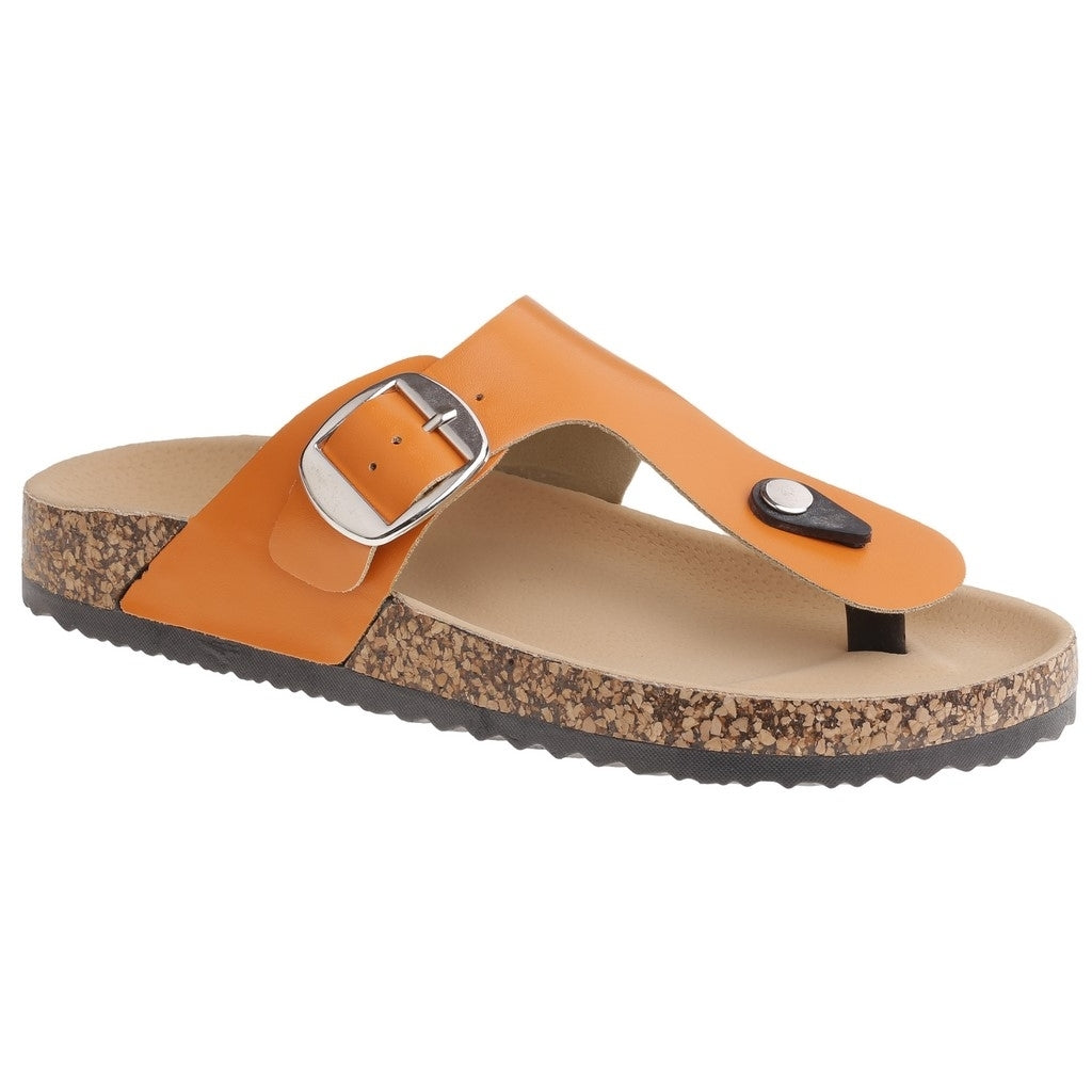 Aja Dame Sandal i Orange - Sommerudsalg hos Klædeskabet.dk