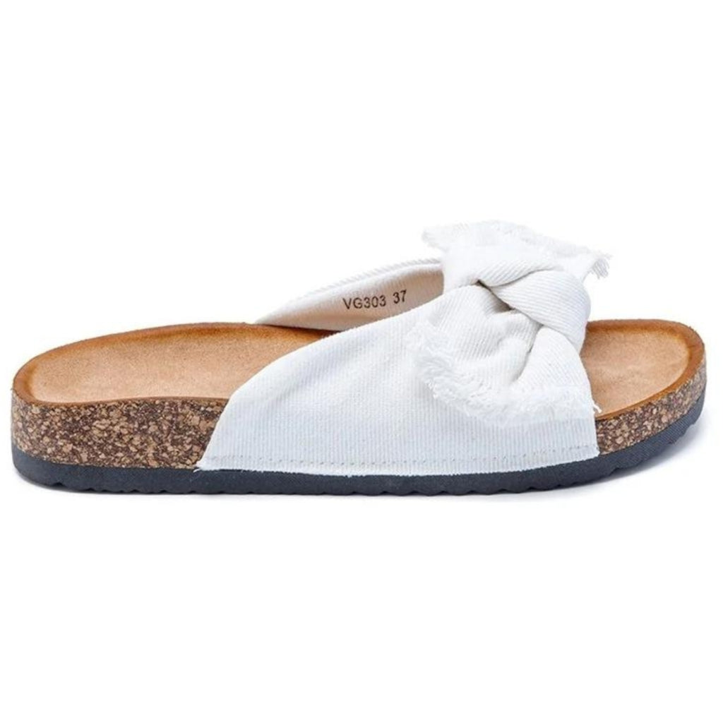 Alina Sandal til Dame - Hvid Sommerudsalg!