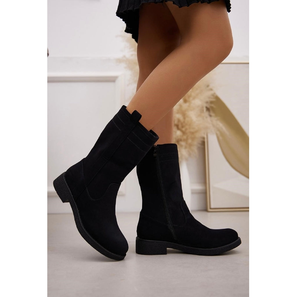 Amelie Dame øvler  Black fra Shoes hos Klædeskabet.dk 5715406581224