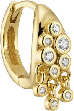 Aphrodite Huggie fra The Earring Shop hos Magasin 5744004270339