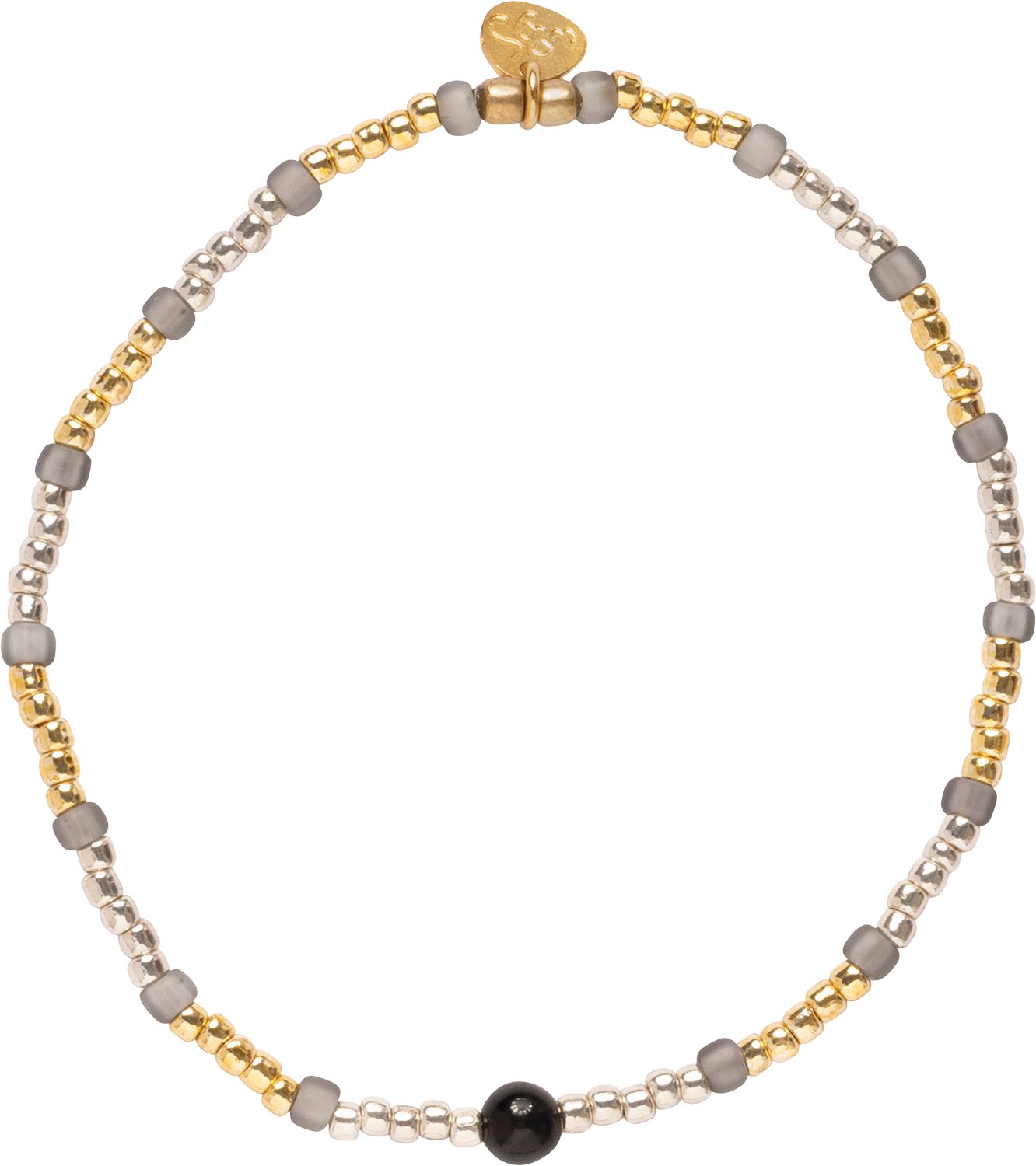 Clever Black Onyx Bracelet fra A Beautiful Story hos Magasin 8719632490661