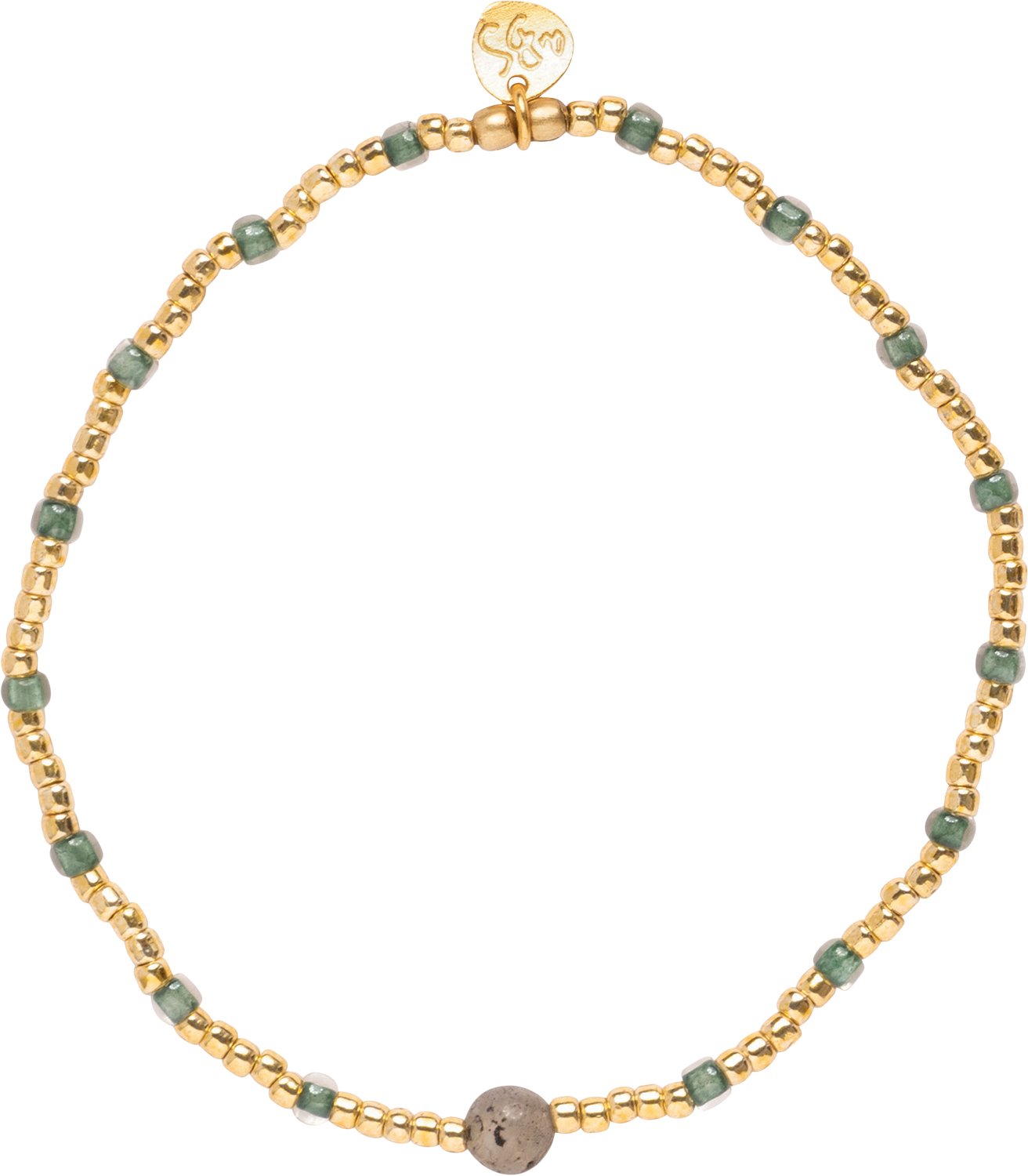Clever Labradorite Bracelet fra A Beautiful Story hos Magasin 8719632490692