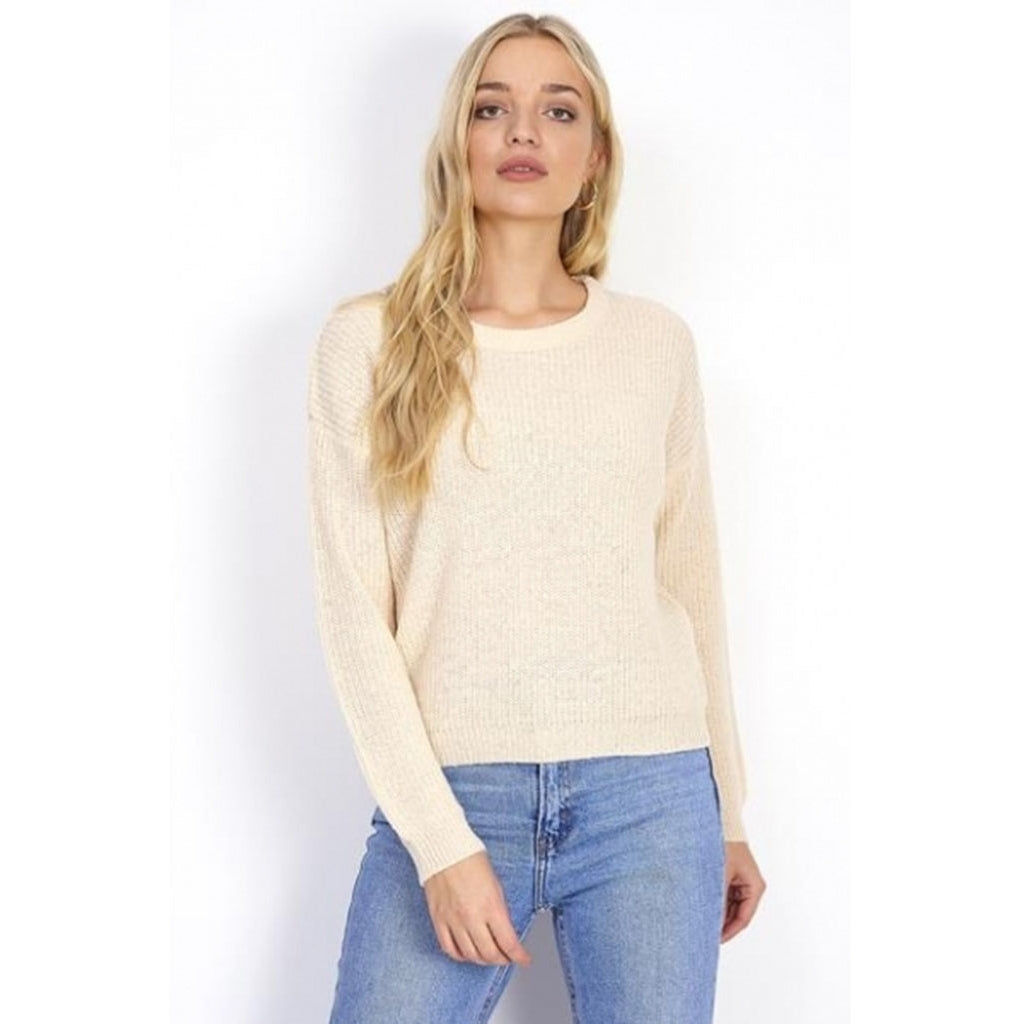 Brave Soul Dame Strik ø Willowa  Beige fra Marta Du Chateau hos Klædeskabet.dk 5054072907304