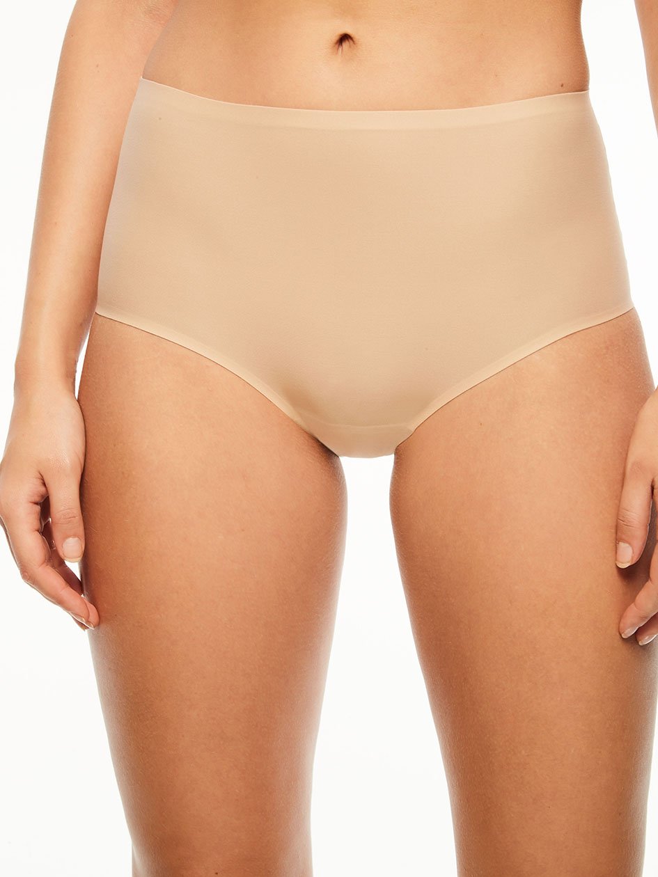 Chantelle Softstretch Højtaljede Trusser i Sand – Komfortabel Elegance