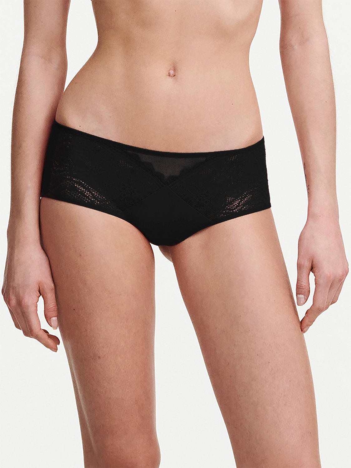 Blomstret Shorty med Tyl fra Chantelle - Magasin