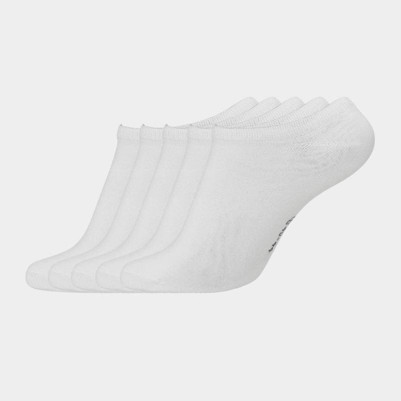 Par Hvide Footies Til Damer Bambus Fra , fra Copenhagen Bamboo hos Bambustøj.dk