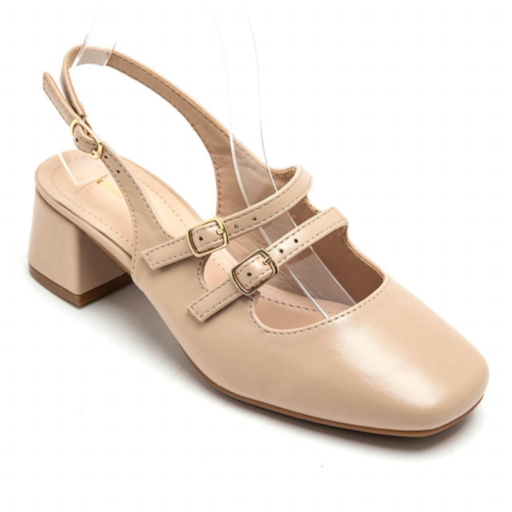 Alva Dame Balleriner i Beige - Perfekt til Sommerudsalg!