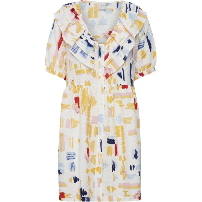 Dame Kjole Ihglover  Multi Color fra Ichi hos Klædeskabet.dk 5715170917786