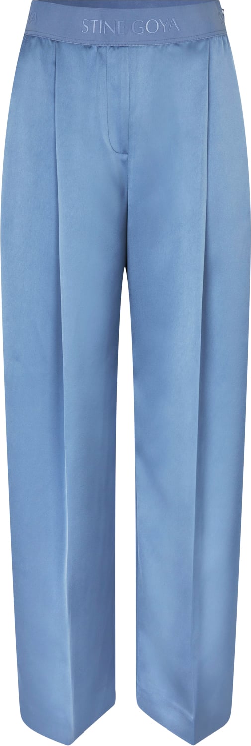 Wide Leg Long Pants, Satin fra Stine Goya hos Magasin 5712811541966