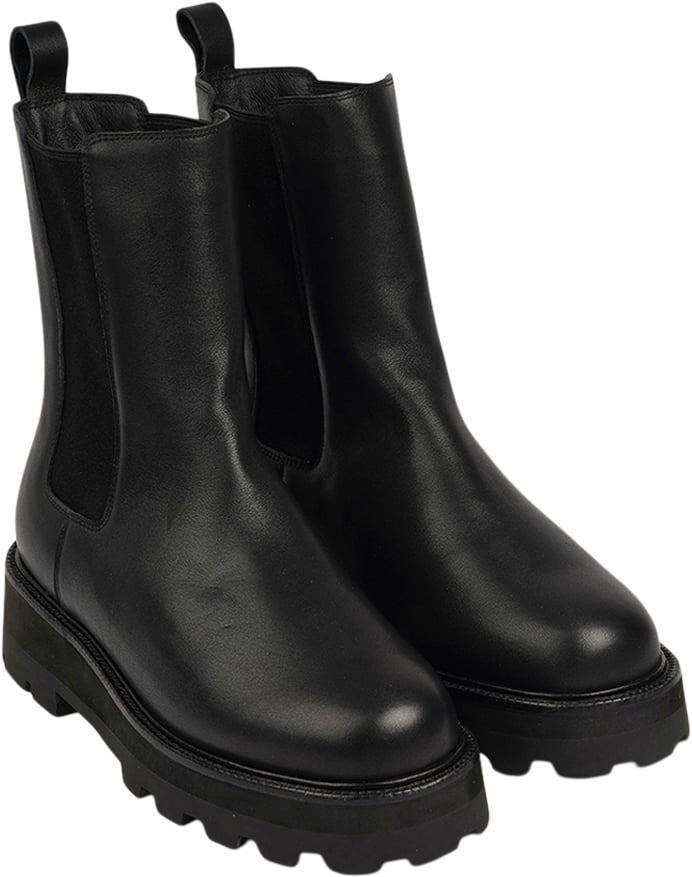 Musala Leather Boots With Flyknit & Shearling fra Lovelies hos Magasin 5714947619397