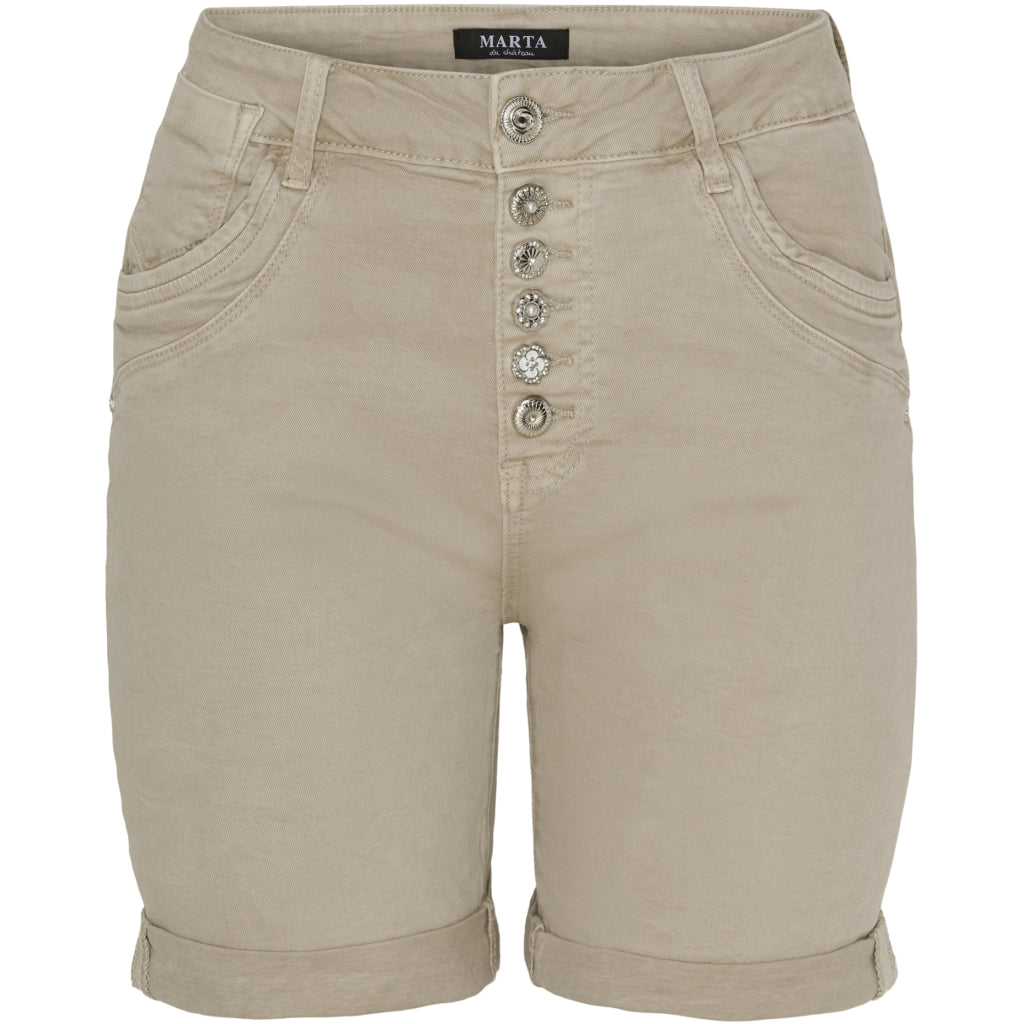 Beige Dame Shorts Mdcsierra fra Marta Du Chateau Udsalg
