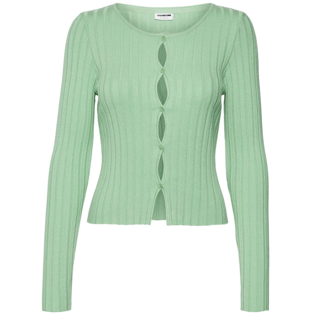 Dame Cardigan Nmfrey  Absinthe Green fra Noisy May hos Klædeskabet.dk 5715366615113
