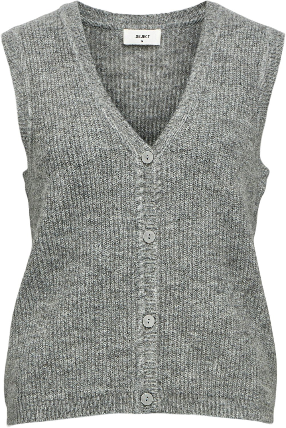 Objdiana Vneck Knit Vest Div fra Object hos Magasin 5715360227459